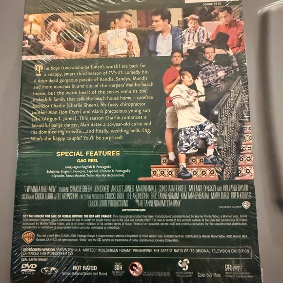 Two and a Half Men DVD Set 3rd Season - Picture 2 of 2